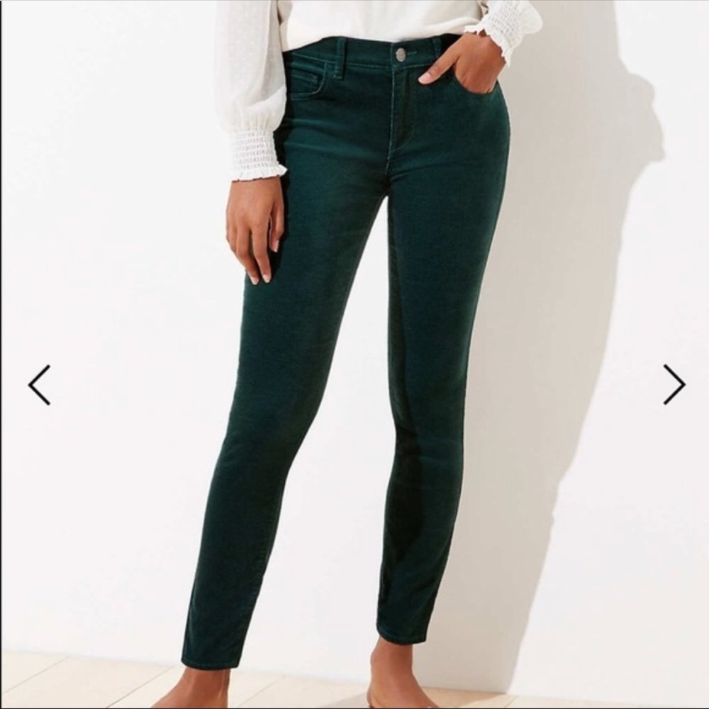 EUC black skinny cords from LOFT